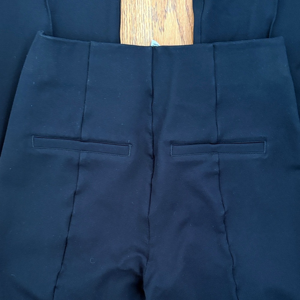 SPANX Black Ponte Micro Flare Women's Pants - Picture 8 of 9
